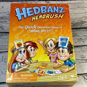 Hedbanz Head Rush The Quick‎ Question Game What Am I? Cardinal NEW
